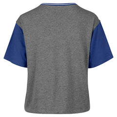 Philadelphia 76ers '47 Women's Rise Clubhouse Ziggy Color Block T-Shirt Gray - 47 brand