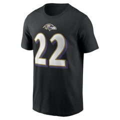 Derrick Henry Baltimore Ravens Player Name & Number T-Shirt - Black T-shirts