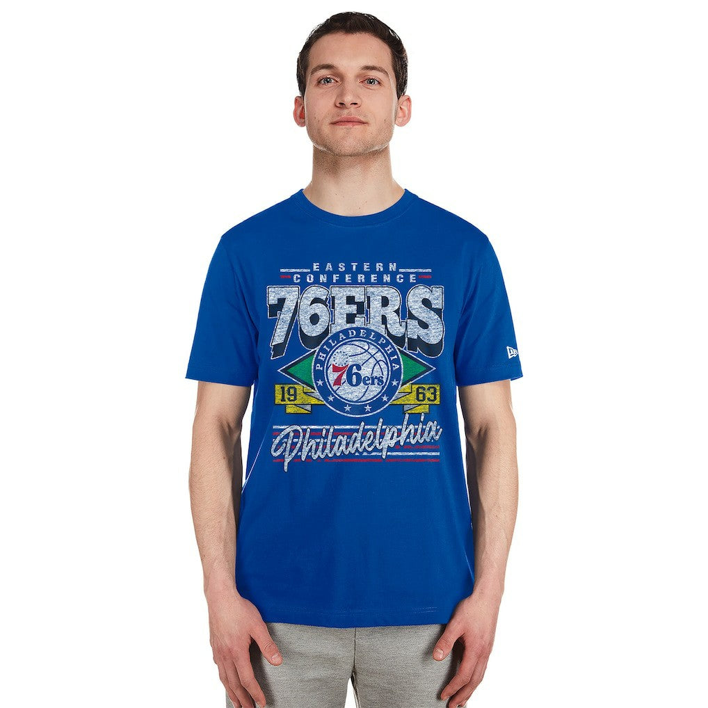 Philadelphia 76ers Sport Classics T-Shirt Royal - New Era