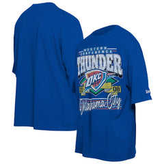 Oklahoma City Thunder Distressed Sport Classics T-Shirt Blue - New Era outlet