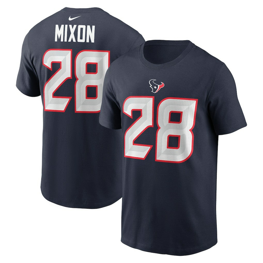 Joe Mixon Houston Texans Player Name & Number T-Shirt - Navy T-shirts