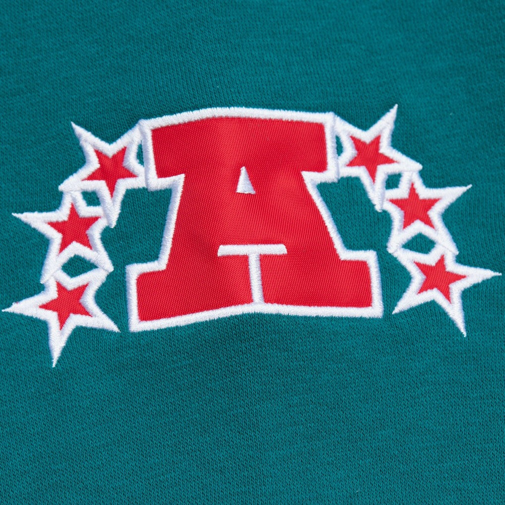 Miami Dolphins All Over 4.0 Vintage Logo Pullover Sweatshirt - Heather Gray Pullover