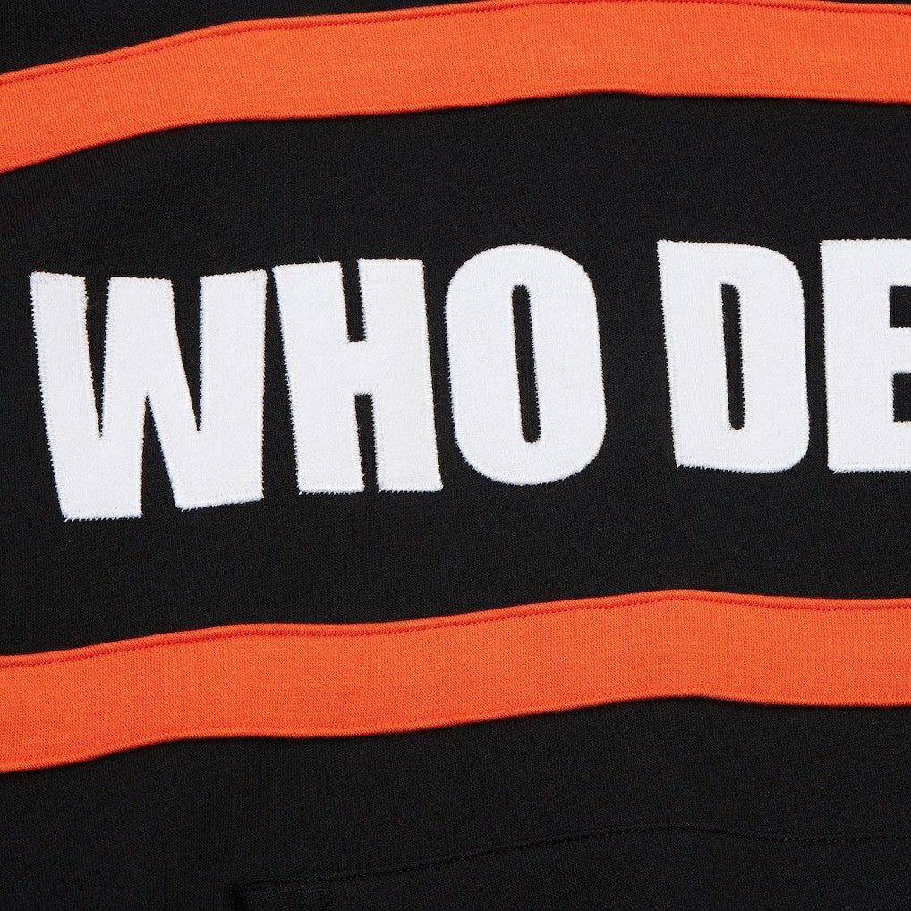 Cincinnati Bengals Vintage Logo Head Coach Fleece Pullover Hoodie - Black Hoodies