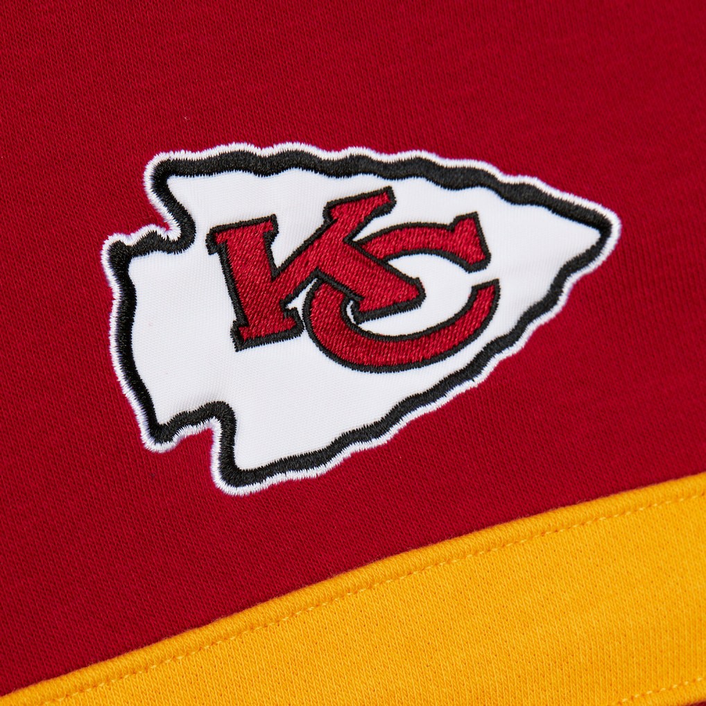 Kansas City Chiefs Vintage Logo Head Coach Fleece Pullover Hoodie - Red Hoodies