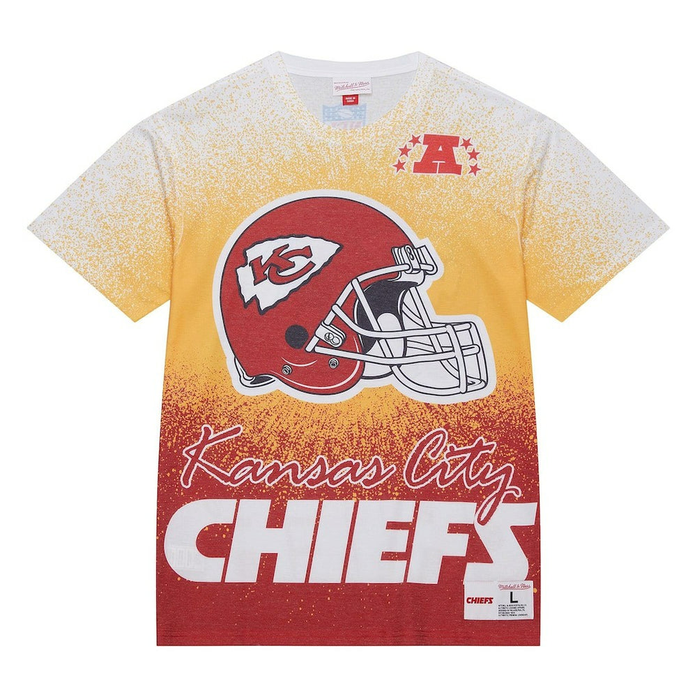 Kansas City Chiefs Team Burst Vintage Logo T-Shirt - White T-shirts