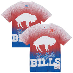 Buffalo Bills Team Burst Vintage Logo T-Shirt - White T-shirts
