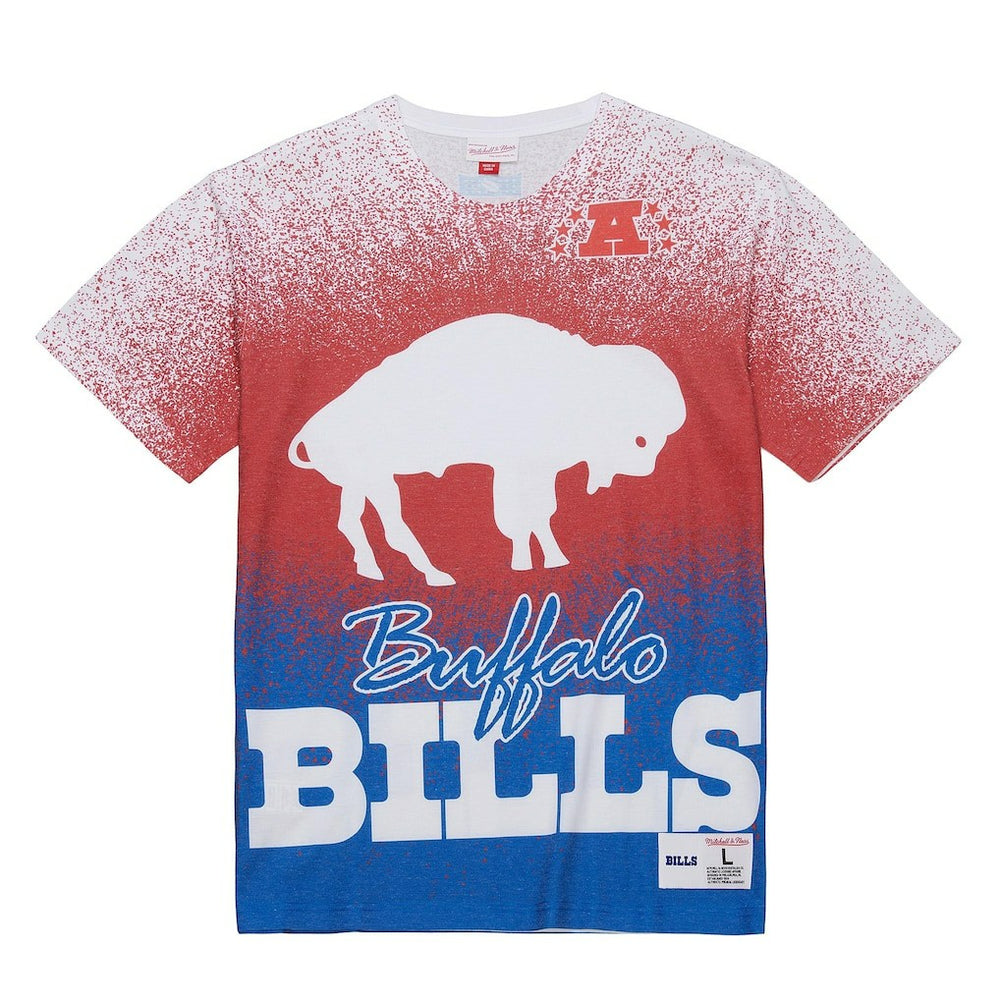 Buffalo Bills Team Burst Vintage Logo T-Shirt - White T-shirts