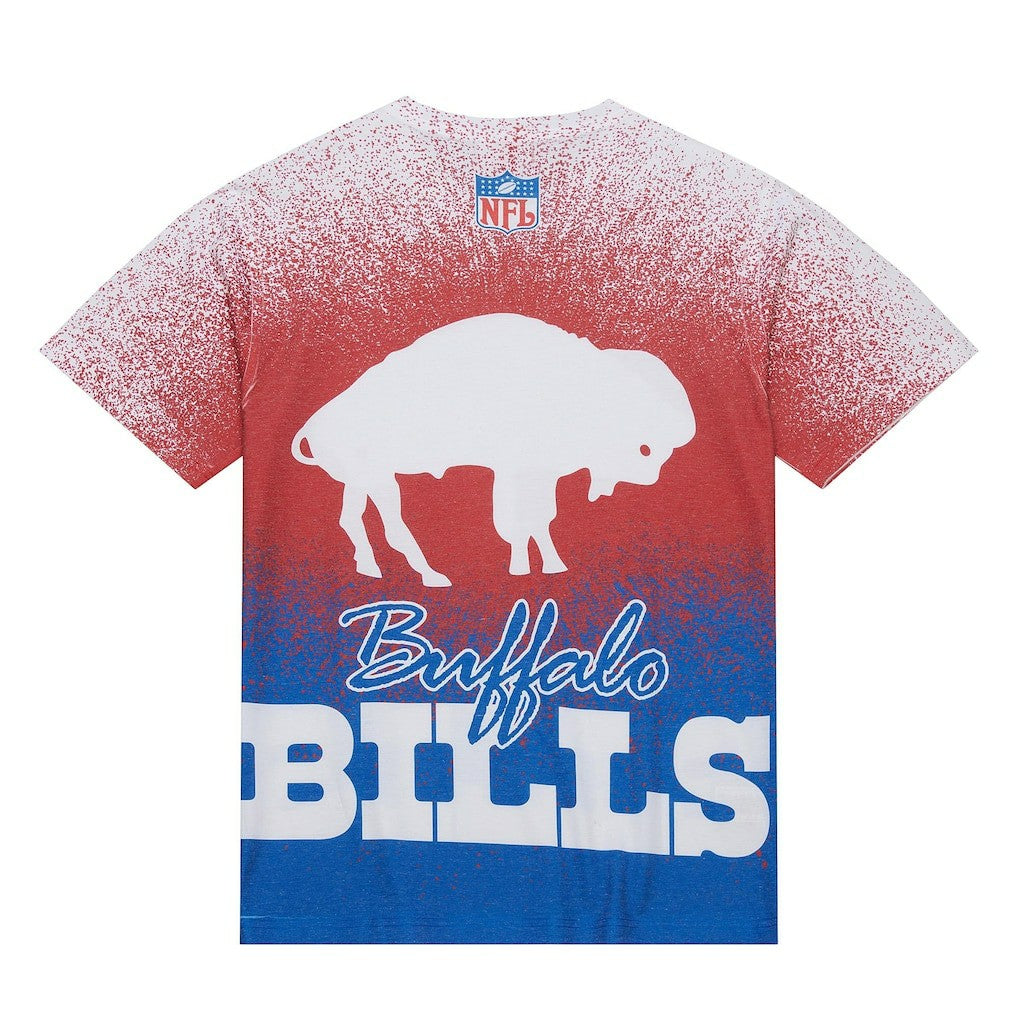 Buffalo Bills Team Burst Vintage Logo T-Shirt - White T-shirts
