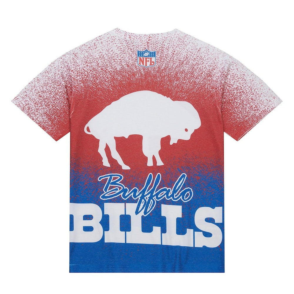 Buffalo Bills Team Burst Vintage Logo T-Shirt - White T-shirts