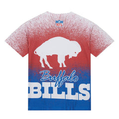 Buffalo Bills Team Burst Vintage Logo T-Shirt - White T-shirts