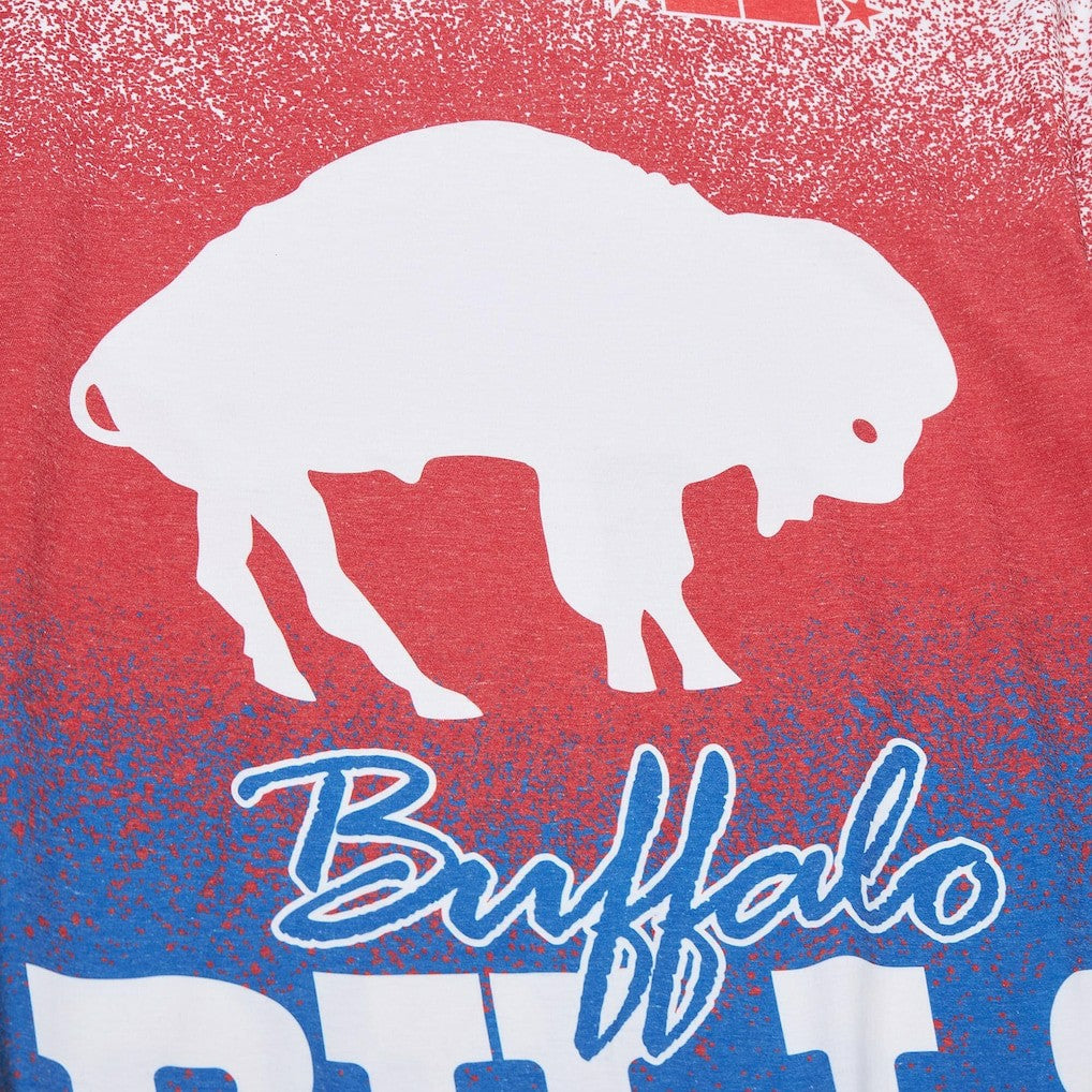 Buffalo Bills Team Burst Vintage Logo T-Shirt - White T-shirts