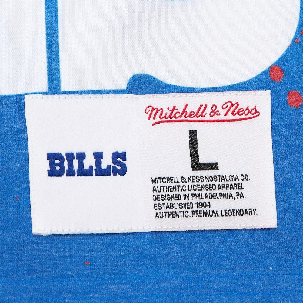 Buffalo Bills Team Burst Vintage Logo T-Shirt - White T-shirts