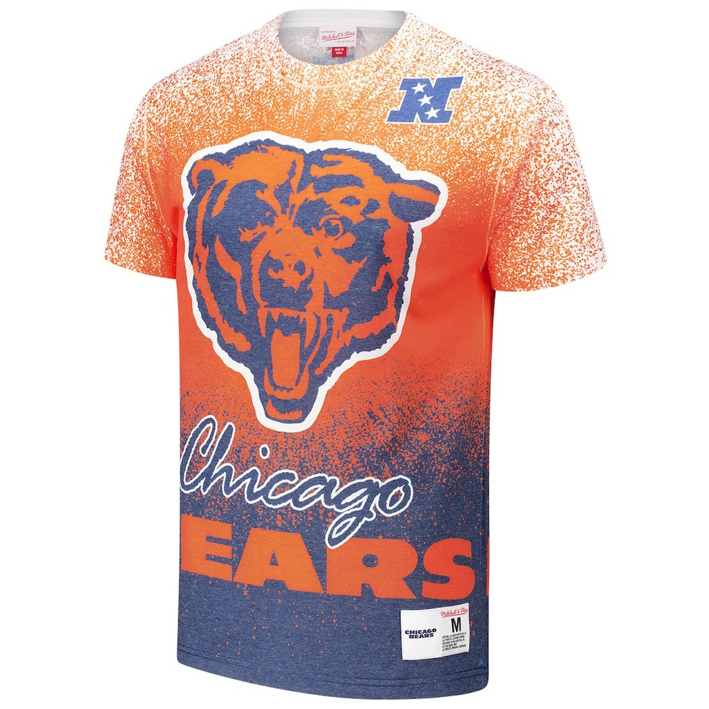 Chicago Bears Team Burst Vintage Logo T-Shirt - White T-shirts