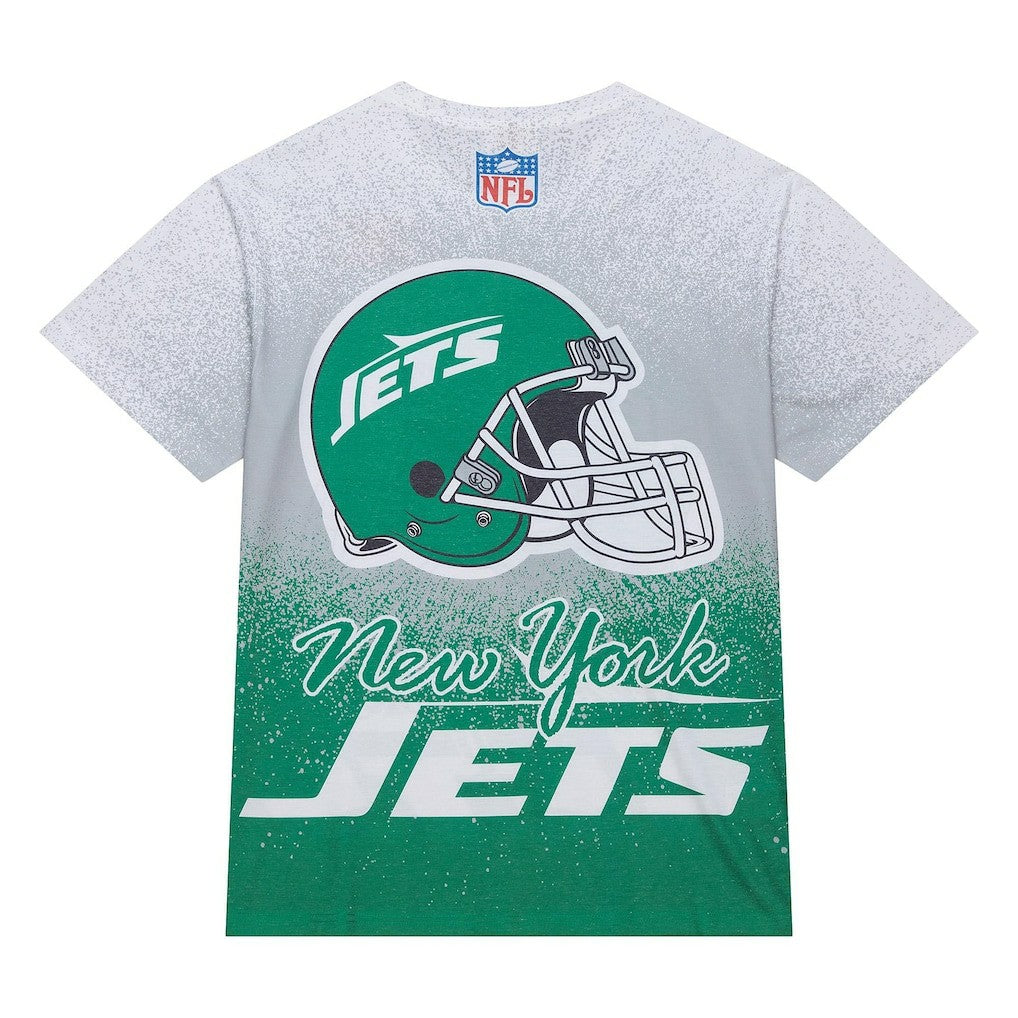 New York Jets Team Burst Vintage Logo T-Shirt - White T-shirts