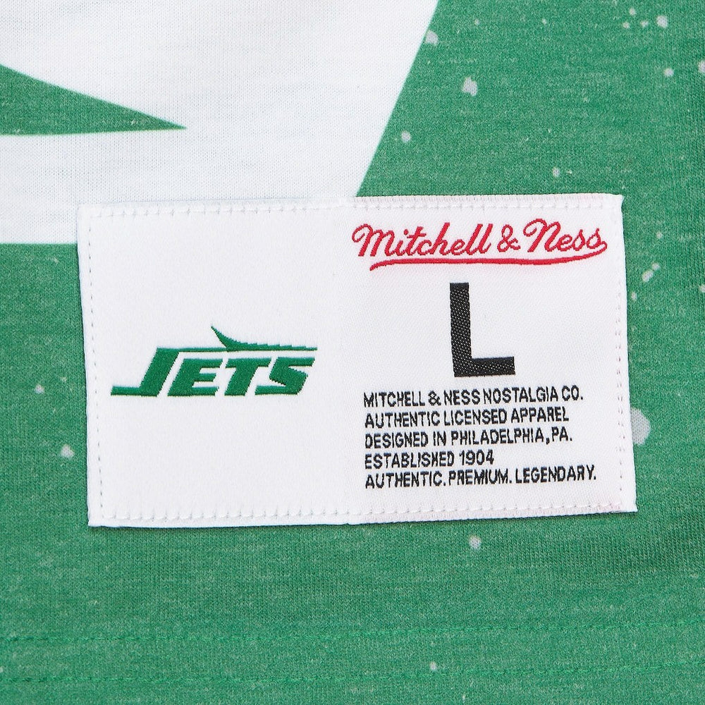 New York Jets Team Burst Vintage Logo T-Shirt - White T-shirts