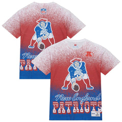 New England Patriots Team Burst Vintage Logo T-Shirt - White T-shirts