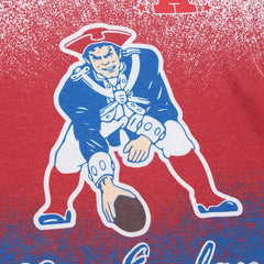 New England Patriots Team Burst Vintage Logo T-Shirt - White T-shirts
