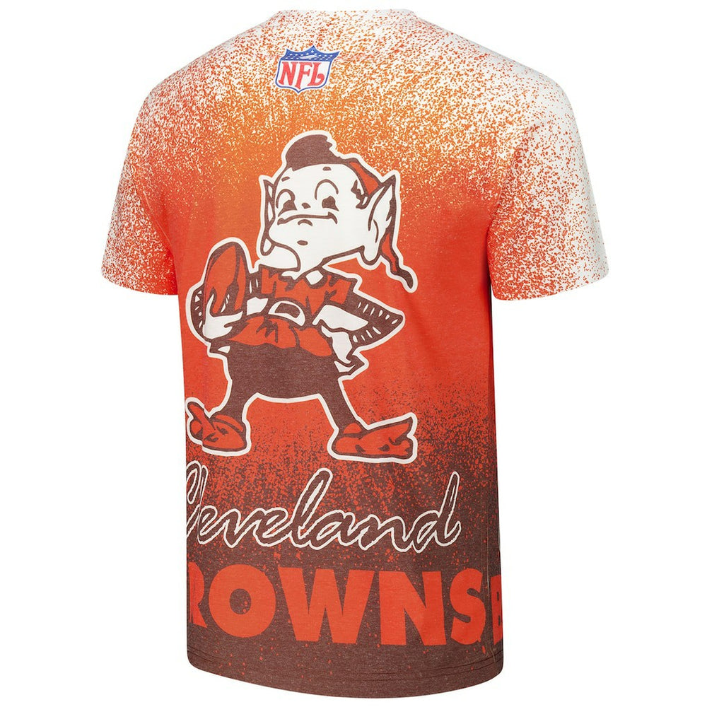 Cleveland Browns Team Burst Vintage Logo T-Shirt - White T-shirts