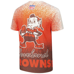 Cleveland Browns Team Burst Vintage Logo T-Shirt - White T-shirts