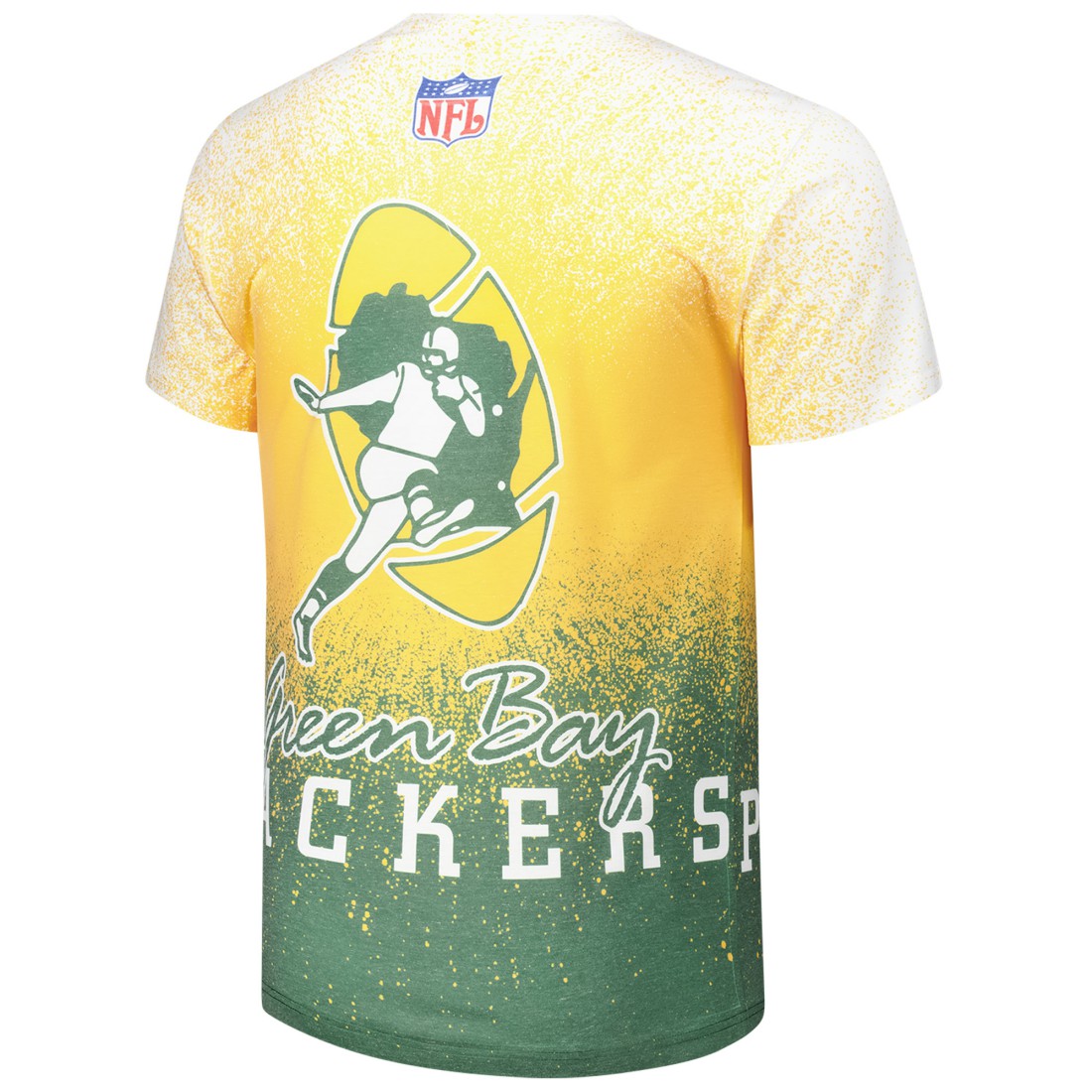 Green Bay Packers Team Burst Vintage Logo T-Shirt - White T-shirts
