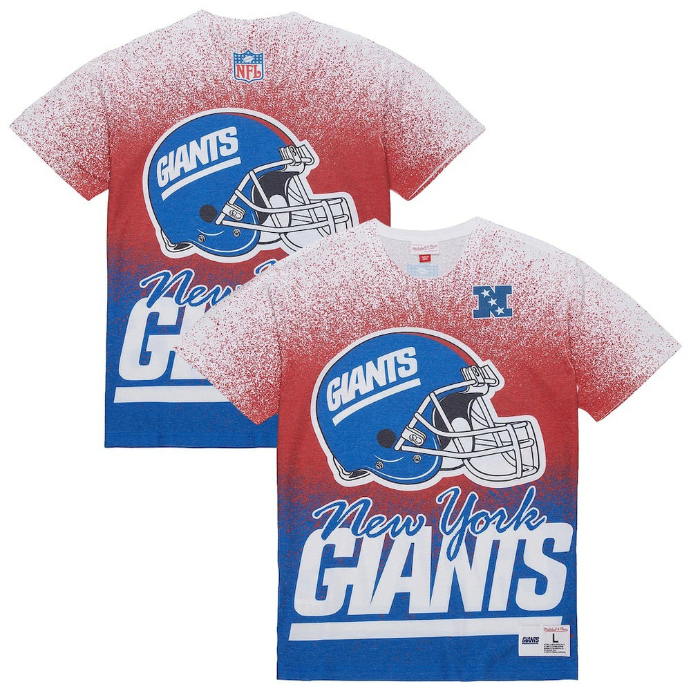 New York Giants Team Burst Vintage Logo T-Shirt - White T-shirts