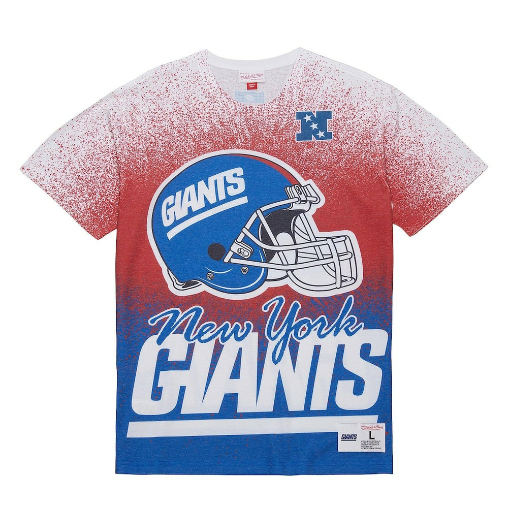 New York Giants Team Burst Vintage Logo T-Shirt - White T-shirts