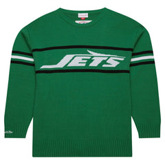 New York Jets Throwback 1984 Pullover Sweater - Green Pullover