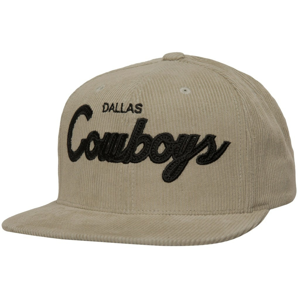 Dallas Cowboys Cord Snapback Hat - Tan Hats