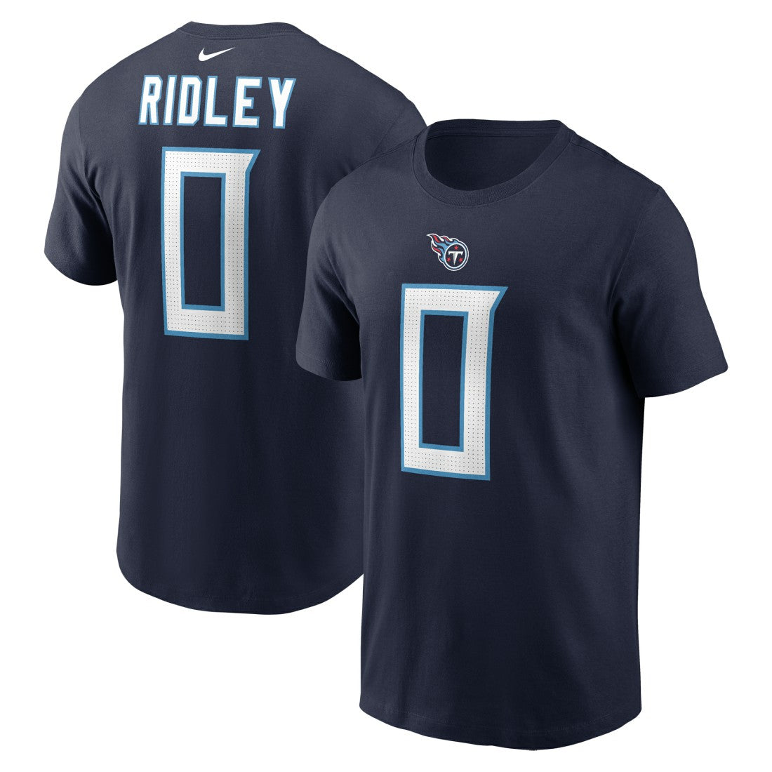 Calvin Ridley Tennessee Titans Player Name & Number T-Shirt - Navy T-shirts