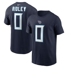 Calvin Ridley Tennessee Titans Player Name & Number T-Shirt - Navy T-shirts