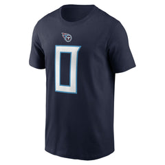 Calvin Ridley Tennessee Titans Player Name & Number T-Shirt - Navy T-shirts