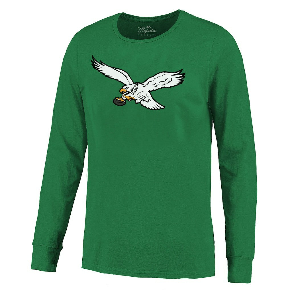 Saquon Barkley Philadelphia Eagles Majestic Threads Name & Number Long Sleeve T-Shirt - Kelly Green T-shirts