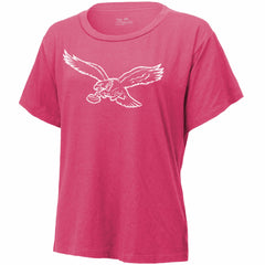 Saquon Barkley Philadelphia Eagles Majestic Threads Women's Name & Number T-Shirt - Pink T-shirts