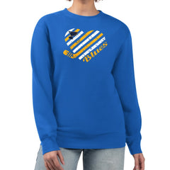 St. Louis Blues G-III 4Her by Carl Banks Women's Heart Graphic Pullover Sweatshirt - Blue | US 201411307