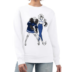 St. Louis Blues G-III 4Her by Carl Banks Women's Hockey Girls Team Graphic Fleece Pullover Sweatshirt - White | US 201411716