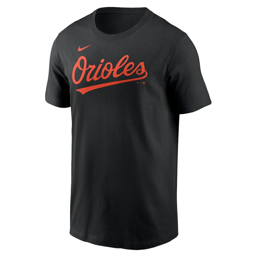 Jackson Holliday Baltimore Orioles Nike Fuse Name & Number T-Shirt - Black T-shirts