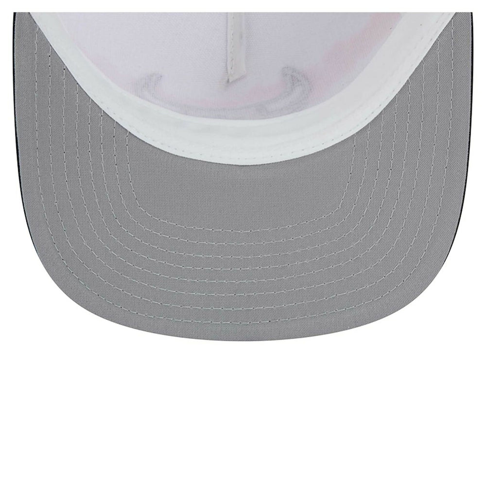 Chicago Bulls Dip-Dye 9FIFTY A-Frame Trucker Snapback Hat White/Black - New Era