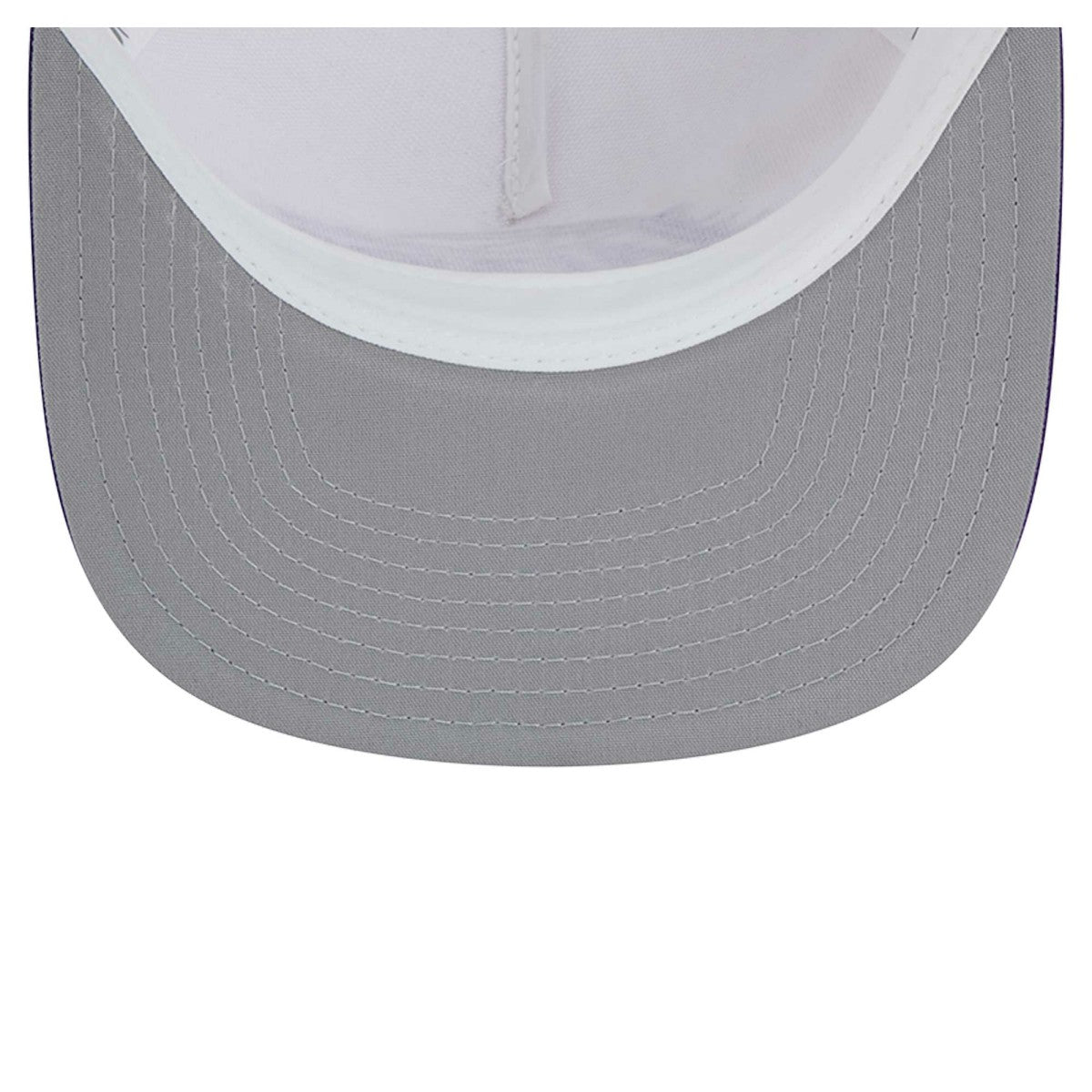 Los Angeles Lakers Dip-Dye 9FIFTY A-Frame Trucker Snapback Hat White/Purple - New Era