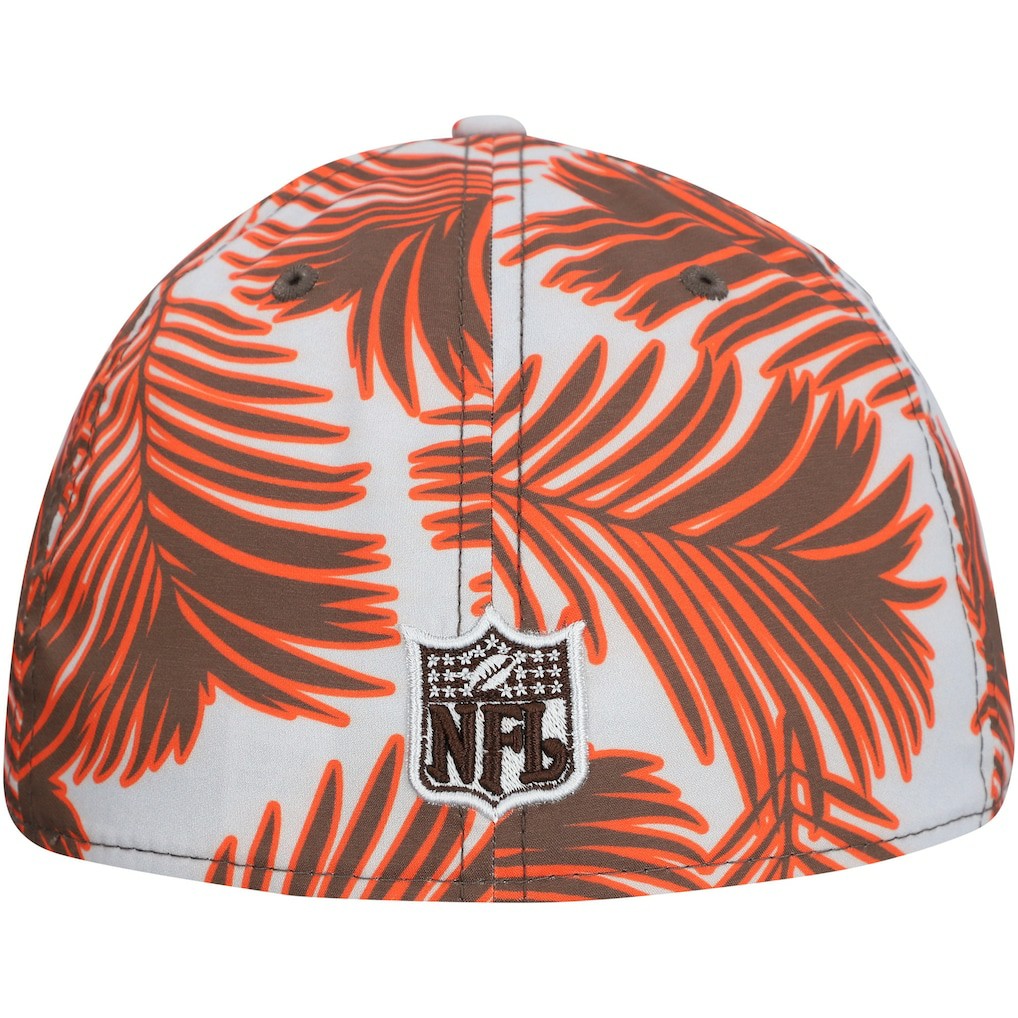 Cleveland Browns New Era Palms 39THIRTY Flex Hat - Gray Hats