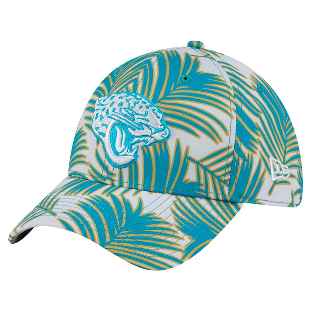 Jacksonville Jaguars New Era Palms 39THIRTY Flex Hat - Gray Hats