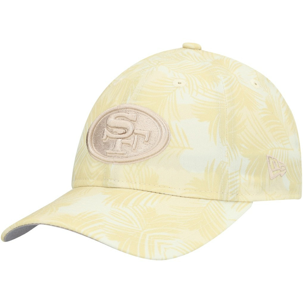San Francisco 49ers New Era Women's Frond 9TWENTY Adjustable Hat - Cream Hats