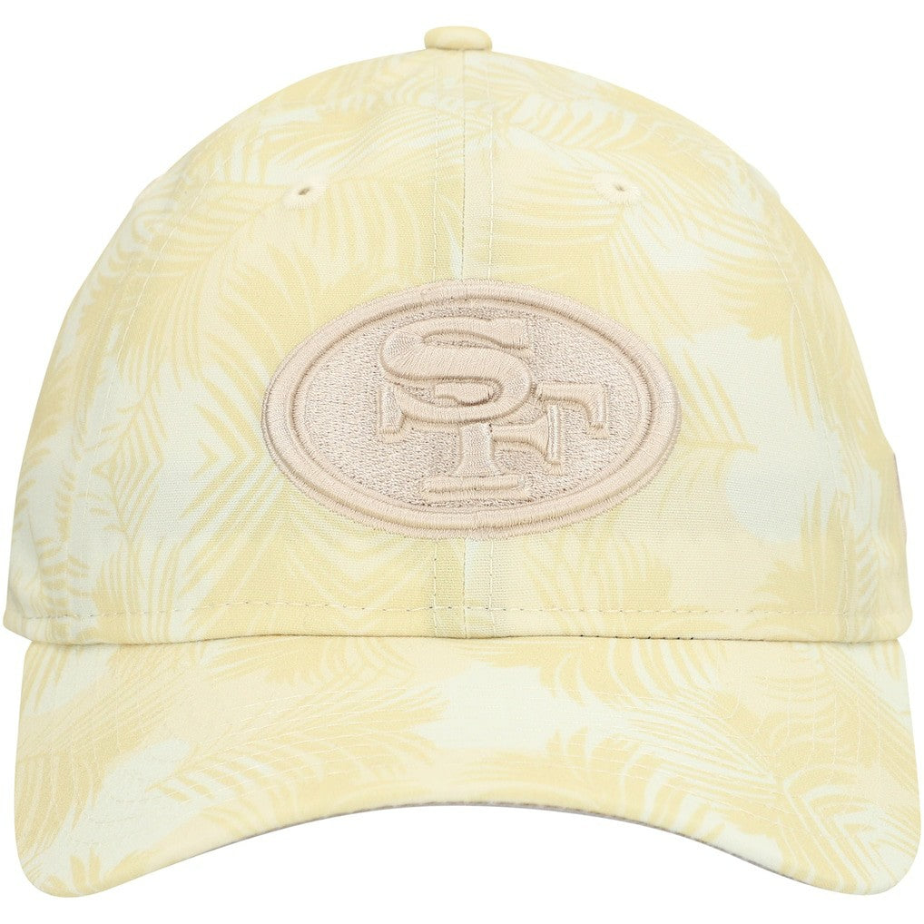 San Francisco 49ers New Era Women's Frond 9TWENTY Adjustable Hat - Cream Hats