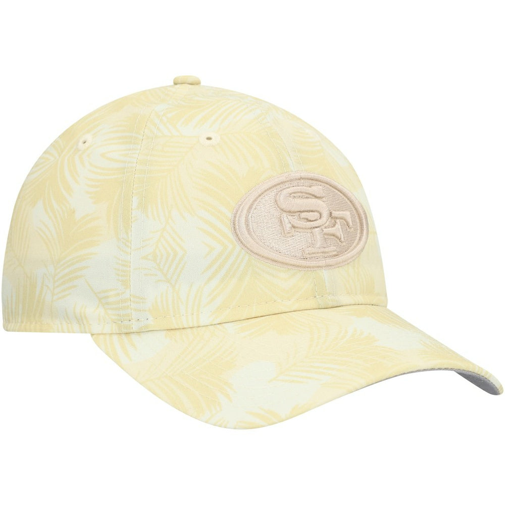 San Francisco 49ers New Era Women's Frond 9TWENTY Adjustable Hat - Cream Hats