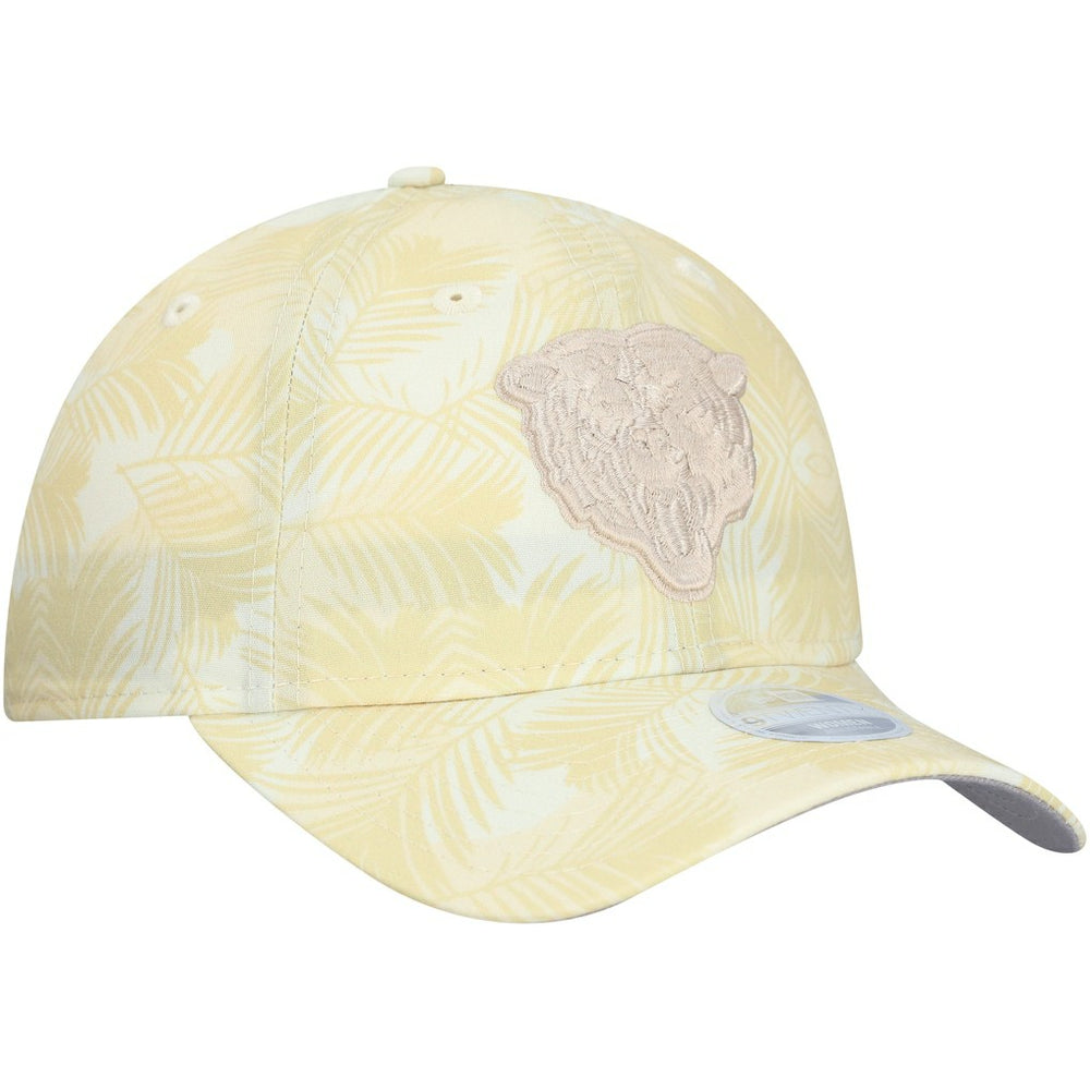 Chicago Bears New Era Women's Frond 9TWENTY Adjustable Hat - Cream Hats