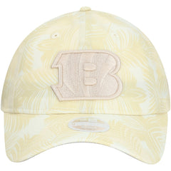 Cincinnati Bengals New Era Women's Frond 9TWENTY Adjustable Hat - Cream Hats