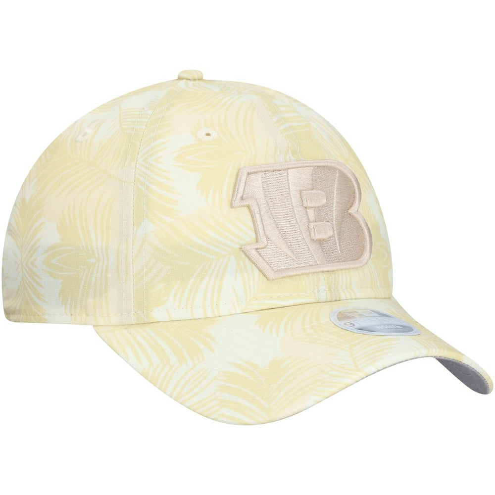 Cincinnati Bengals New Era Women's Frond 9TWENTY Adjustable Hat - Cream Hats