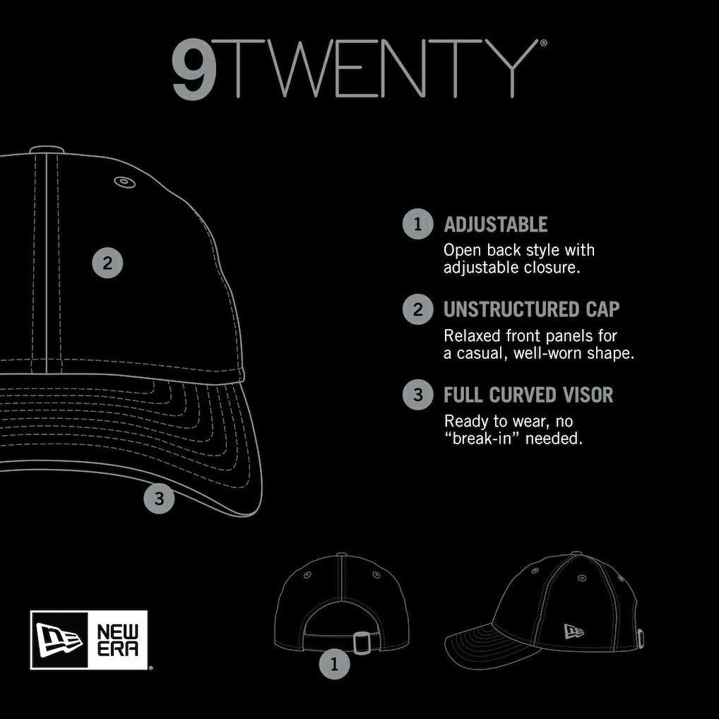 Cincinnati Bengals New Era Women's Frond 9TWENTY Adjustable Hat - Cream Hats