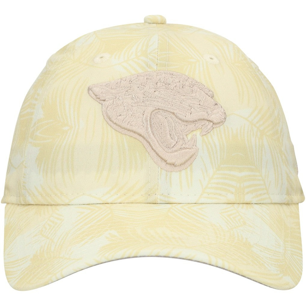 Jacksonville Jaguars New Era Women's Frond 9TWENTY Adjustable Hat - Cream Hats