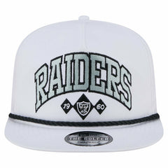 Las Vegas Raiders New Era Diamond Golfer Snapback Hat - White Hats