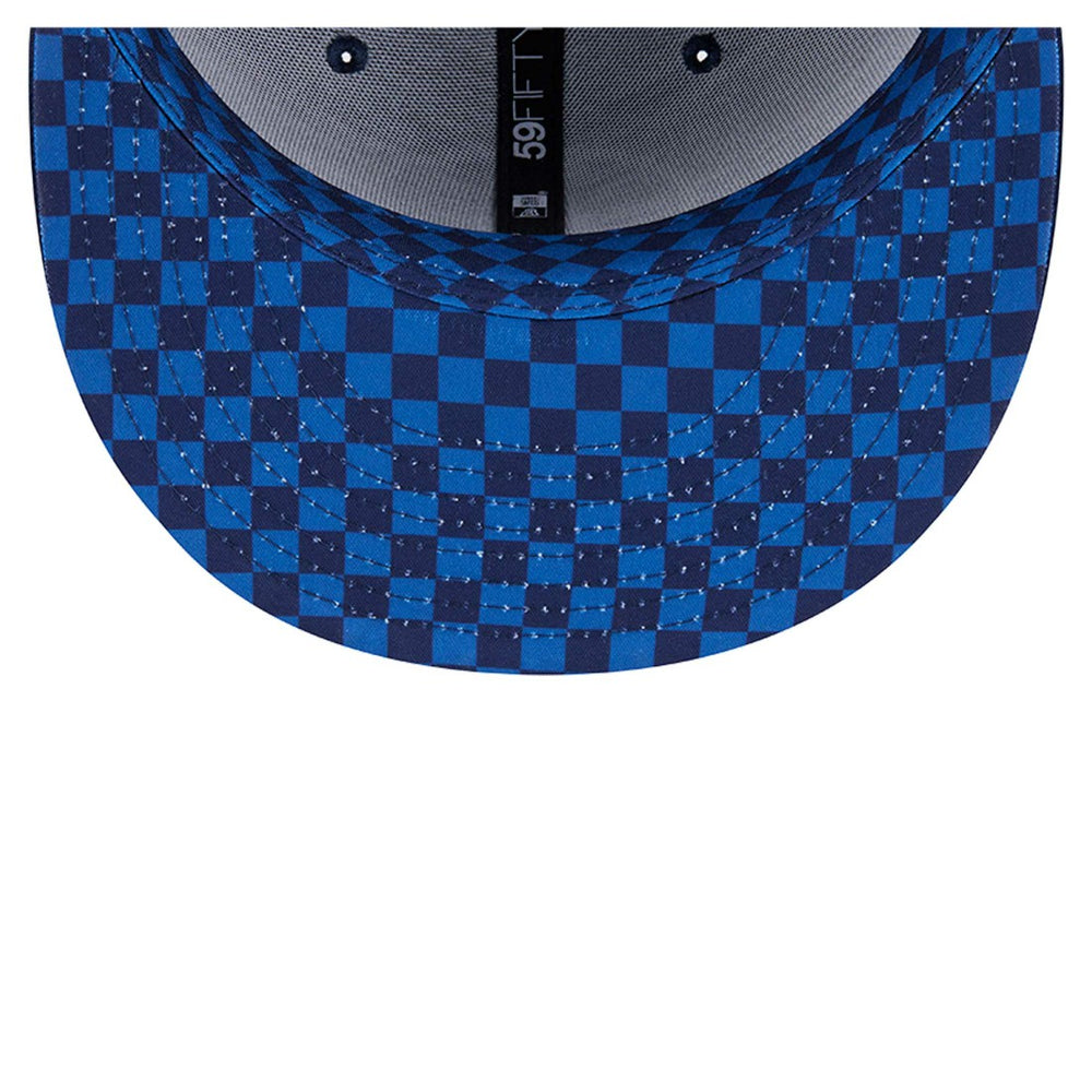 Tennessee Titans New Era Checkered 59FIFTY Fitted Hat - Navy Hats